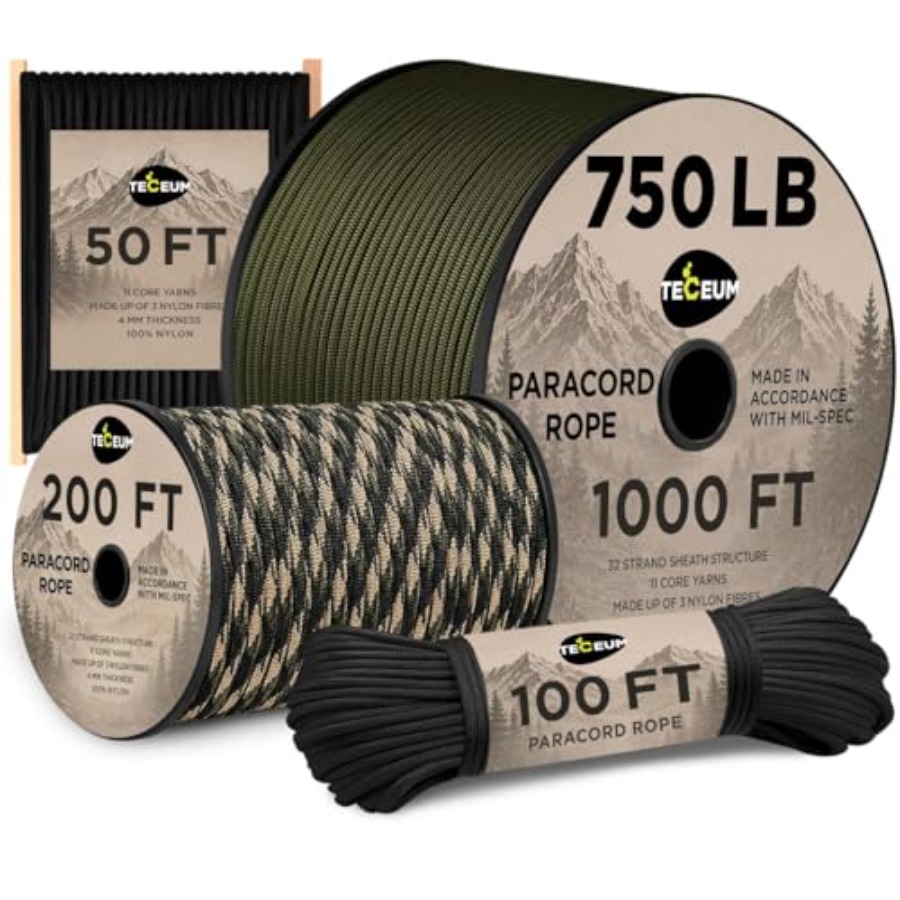 Outdoor Camping Essential Gear - Cordon paracorde tactique pour la survie
