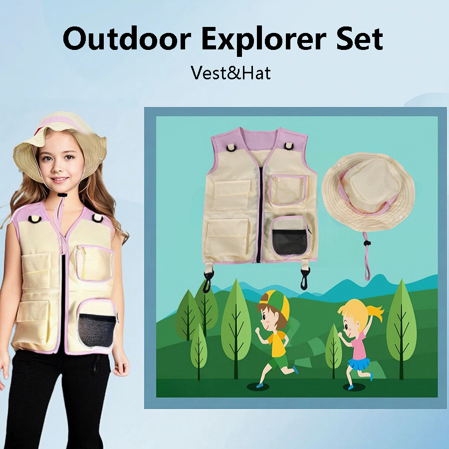 Outdoor Camping Activities For Kids - Costume de cosplay Explorer GlaHat pour