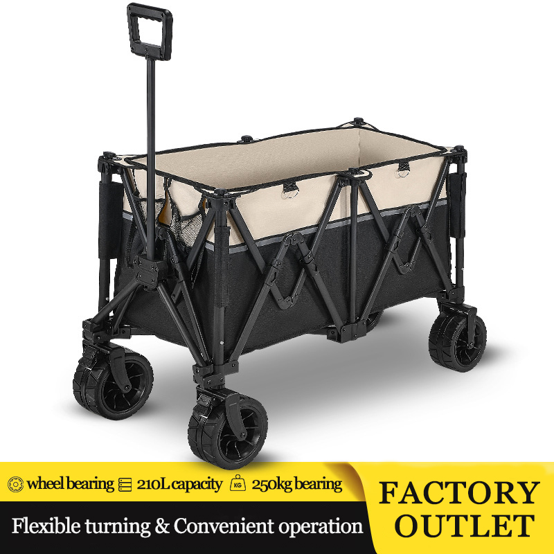Camp Table Folding - Chariot de transport extra long, chariot