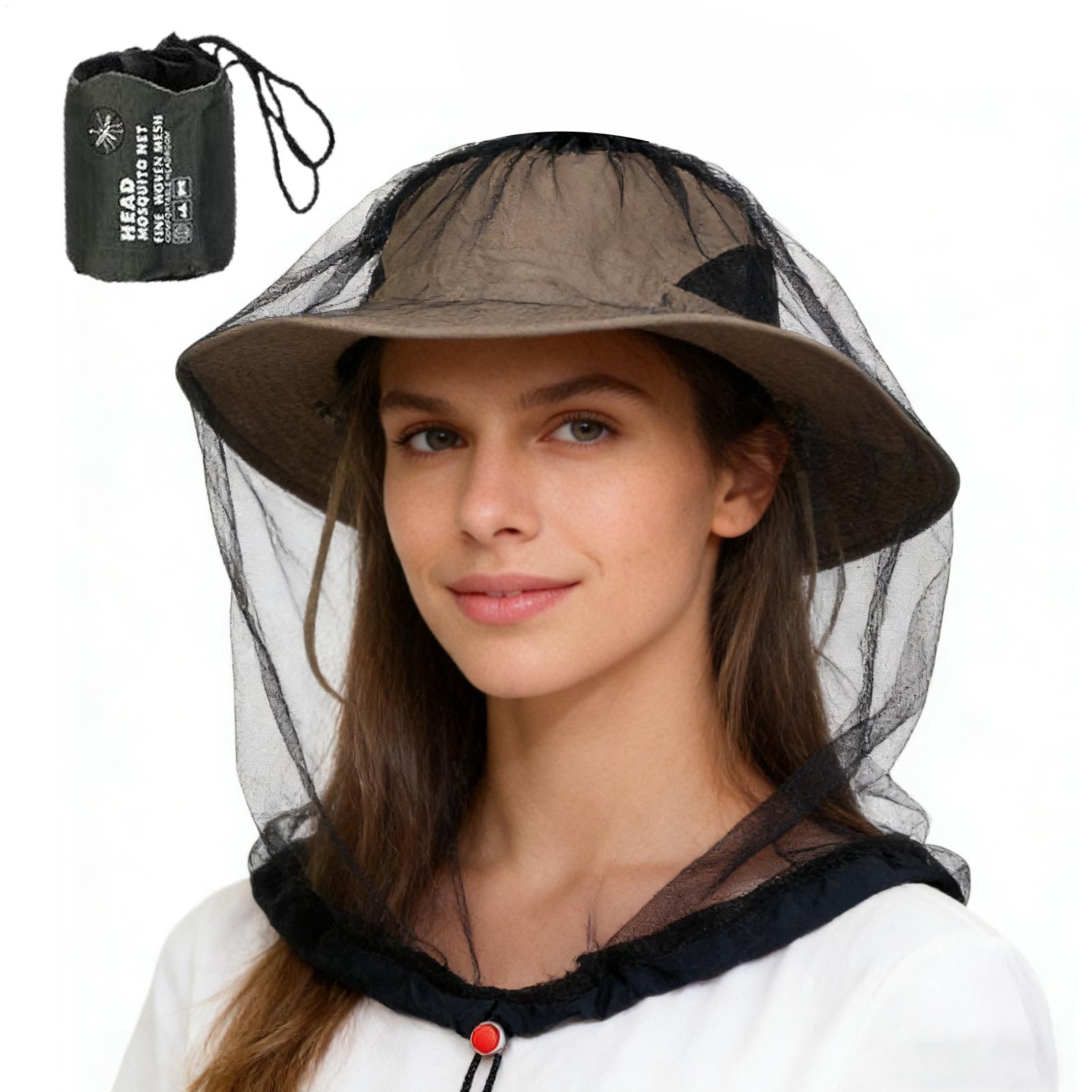 Outdoor Camping Mosquito Net - Filet anti-moustiques respirant avec cordon de