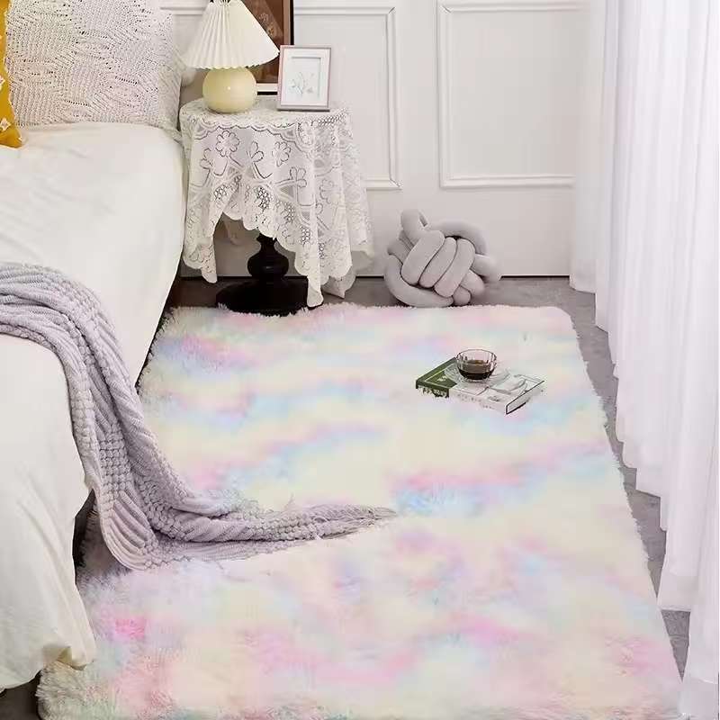 Outdoor Camping Games For Adults - VIKAMA Tapis moelleux en peluche tie-dye