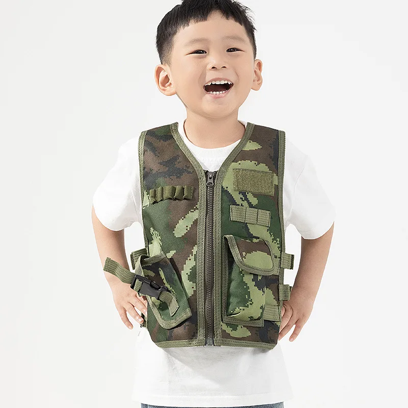 Outdoor Camping Activities For Kids - Gilet tactique pour enfants, gilet militaire
