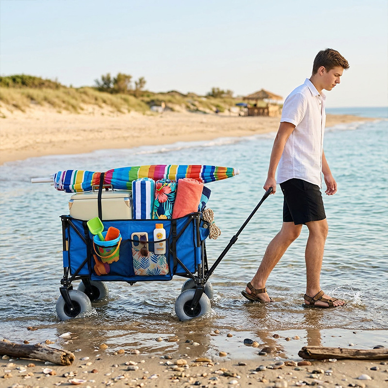 Chariot de plage pliable en mé - Camp Table Folding avis et prix