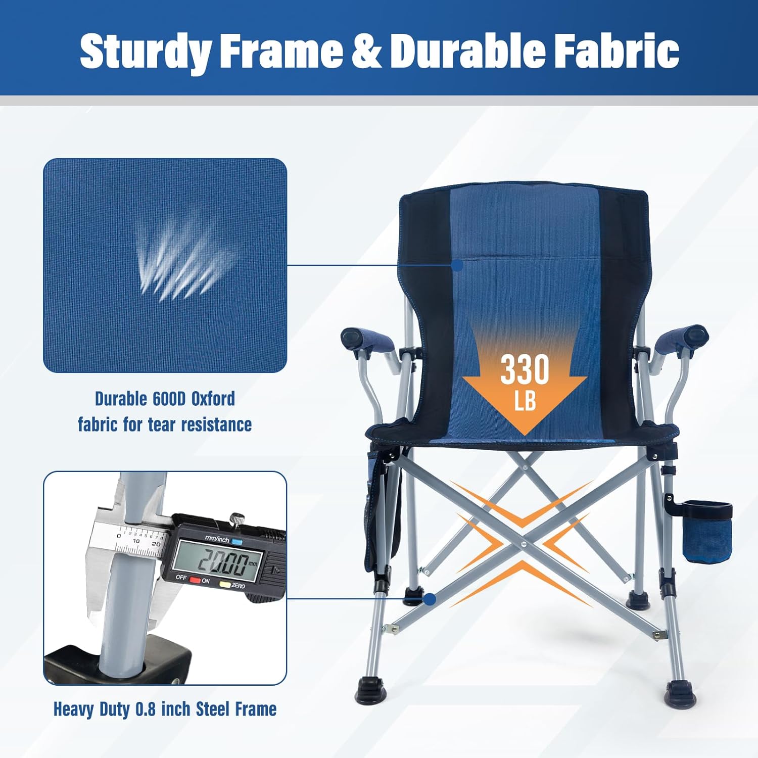 Chaise de camping pliable port - Outdoor Chair Camping avis et prix