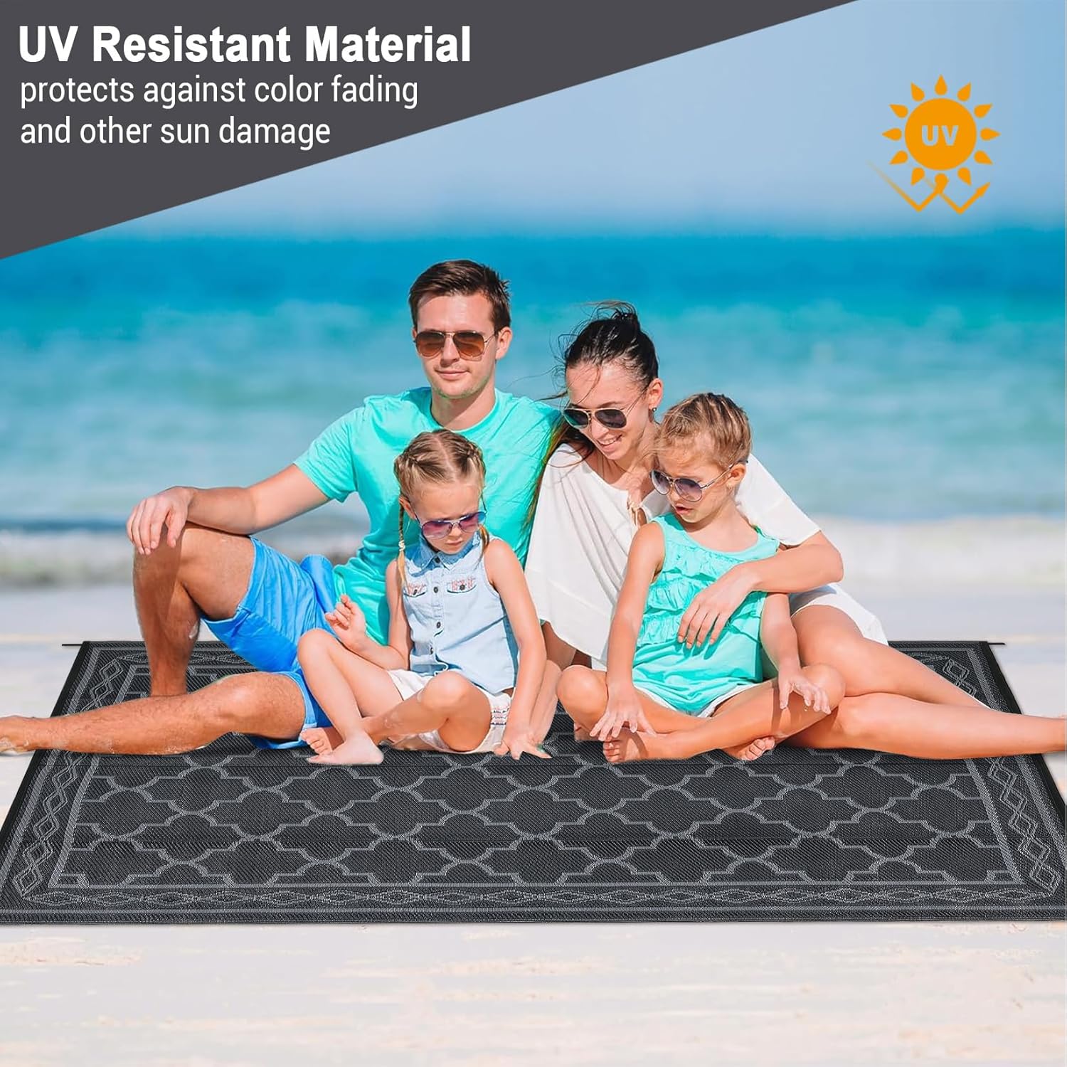 Tapis d'extérieur en plastique - Outdoor Camping Rugs 8X10 avis et prix