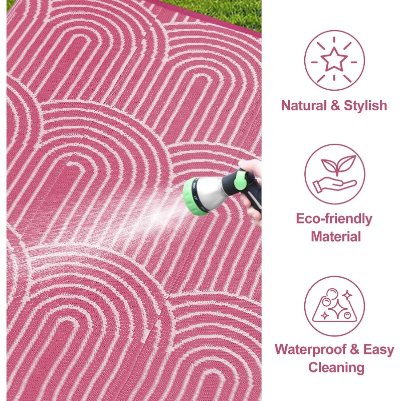 Tapis d'extérieur extra large  - Outdoor Camping Rugs 8X10 avis et prix