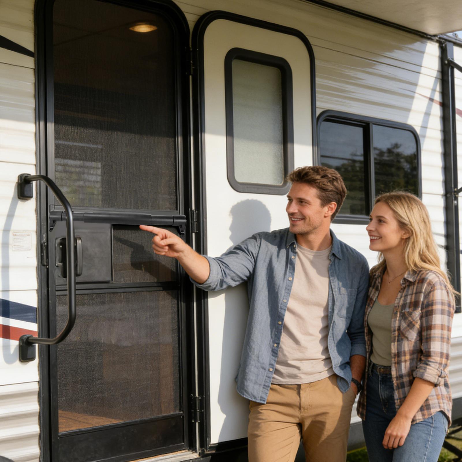 Barre de porte réglable pour c - Outdoor Camping Rental avis et prix