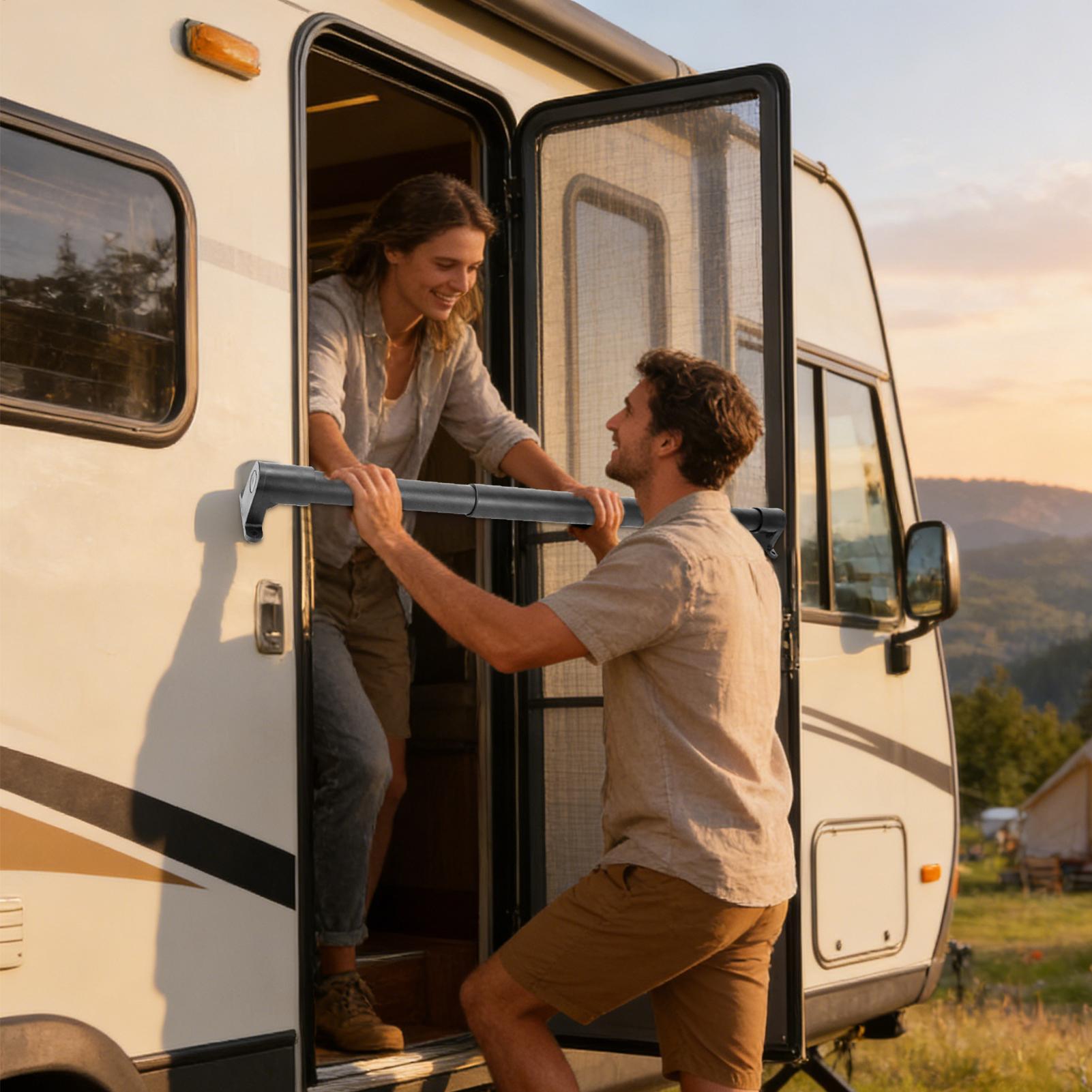 Barre de porte réglable pour c - Outdoor Camping Rental avis et prix
