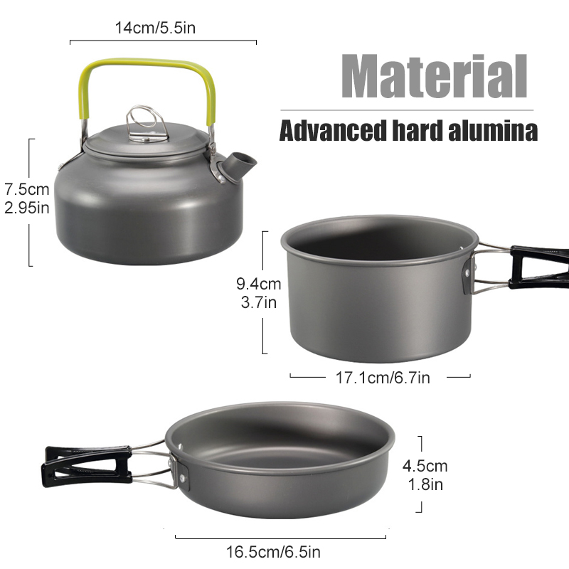 WESTTUNE – Kit d'ustensiles de - Outdoor Camping Kettle avis et prix
