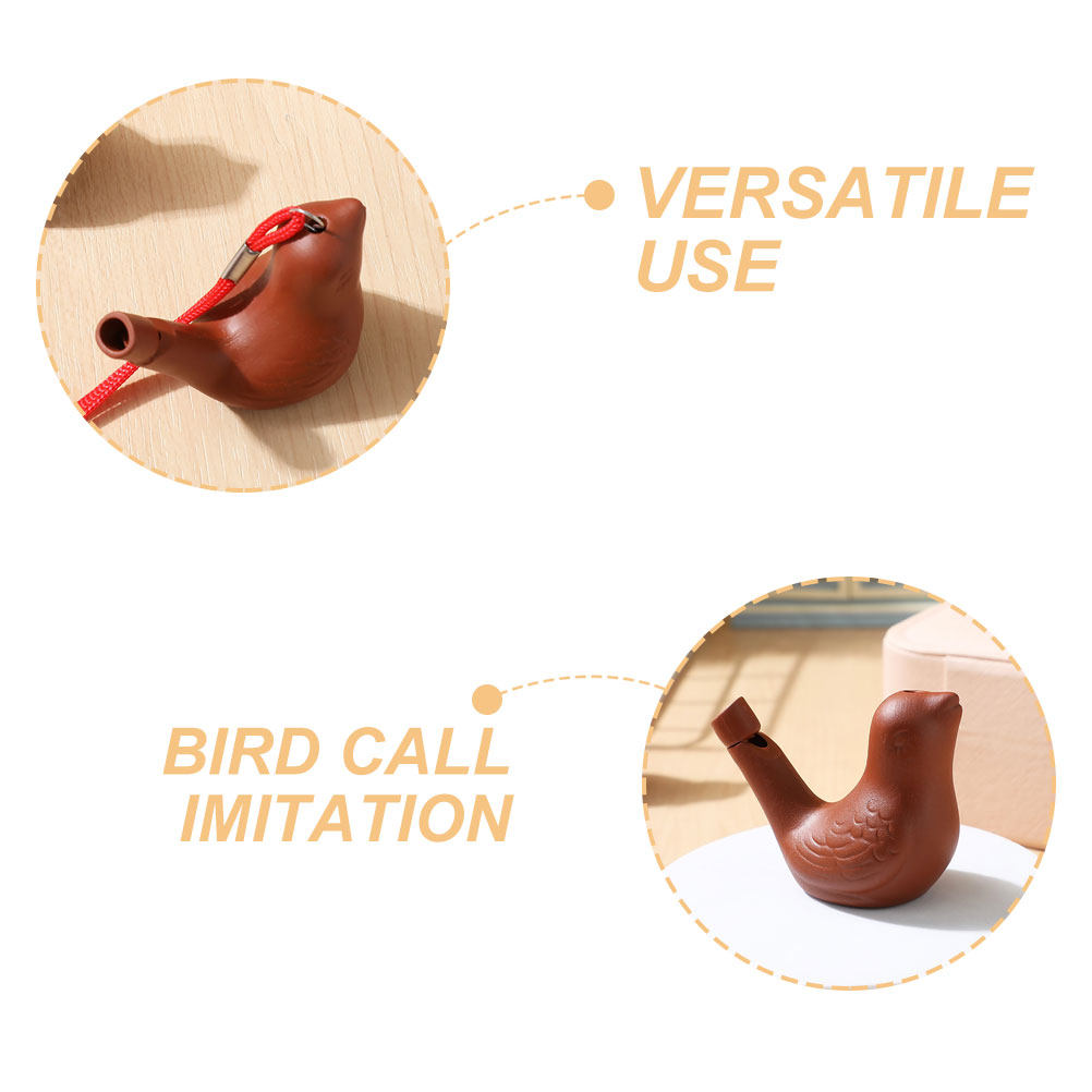 Lot de 4 sifflets d'oiseaux en - Outdoor Camping Activities For Kids avis et prix