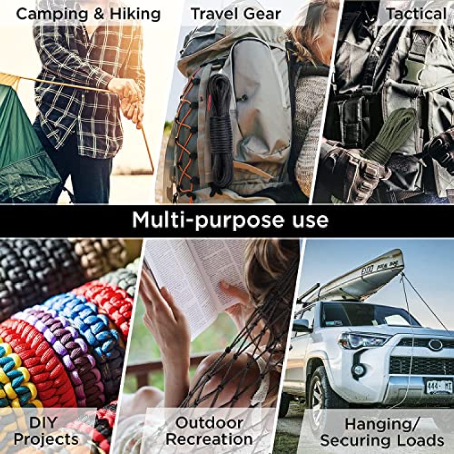 Cordon paracorde tactique pour - Outdoor Camping Essential Gear avis et prix