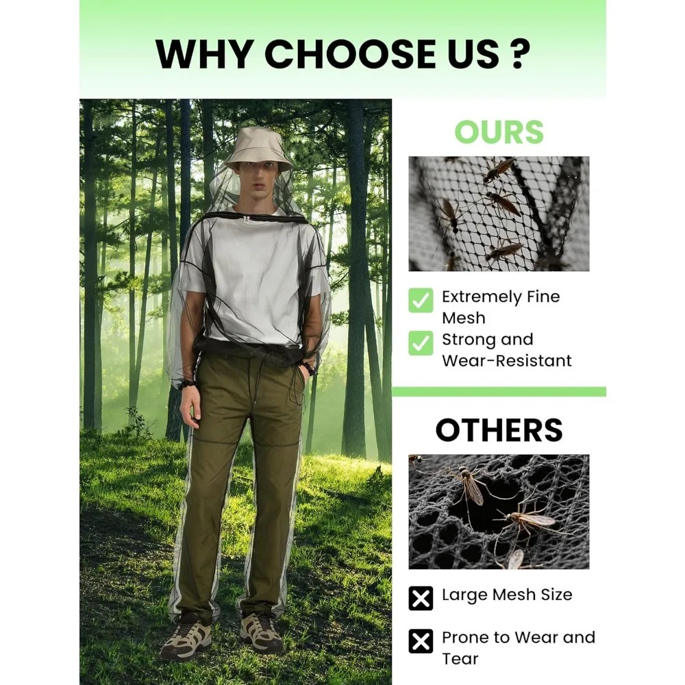 Combinaison anti-moustiques d' - Outdoor Camping Mosquito Net avis et prix