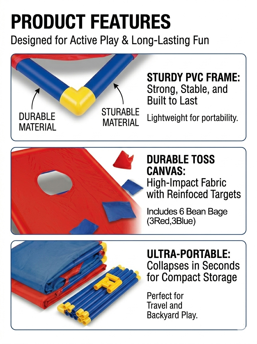 Jeu de lancer de sacs de haric - Outdoor Camping Games For Adults avis et prix