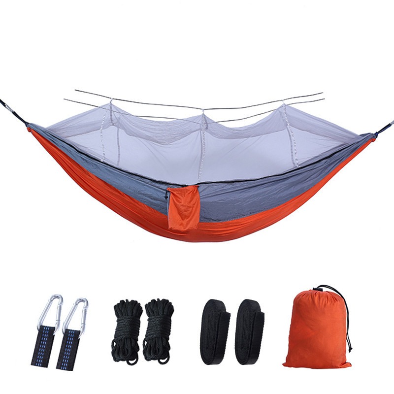 Hamac simple ou double avec mo - Outdoor Camping Mosquito Net avis et prix