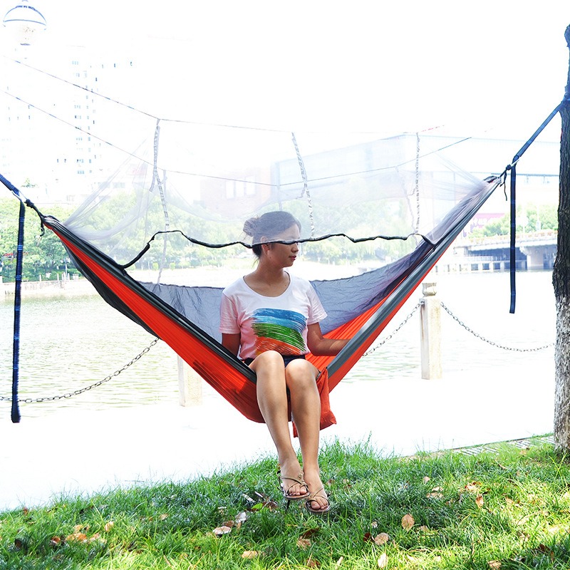 Hamac simple ou double avec mo - Outdoor Camping Mosquito Net avis et prix