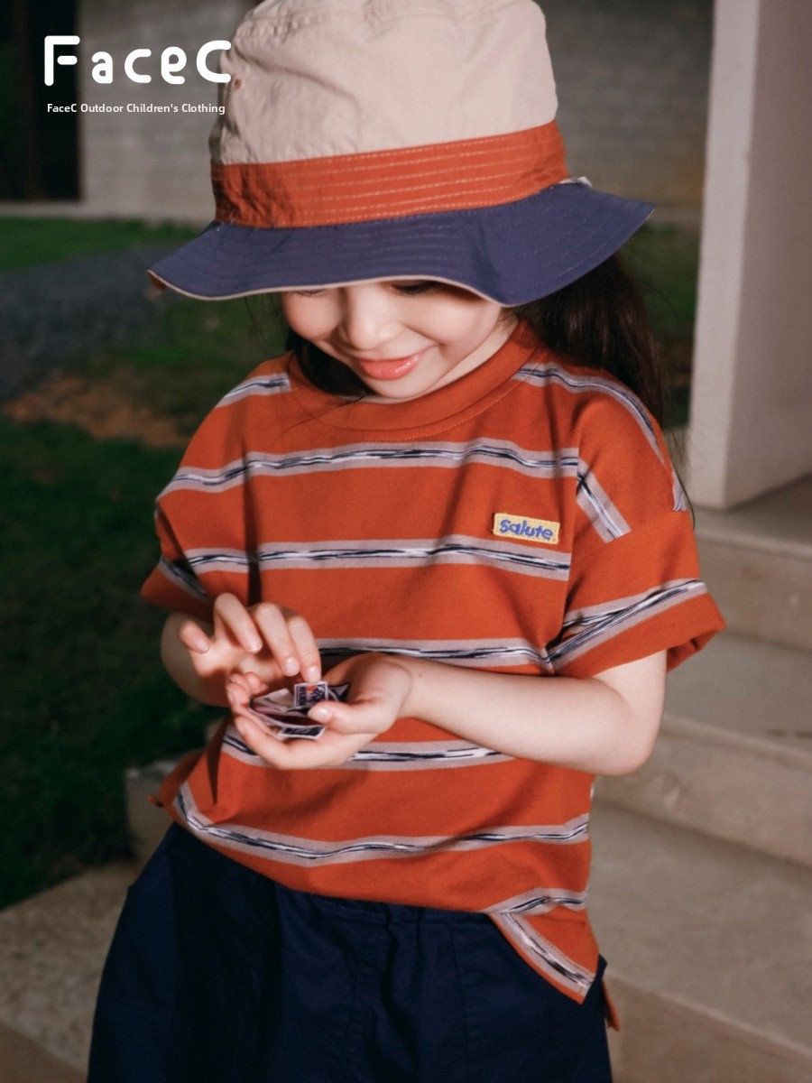T-shirt à manches courtes en p - Outdoor Camping Activities For Kids avis et prix