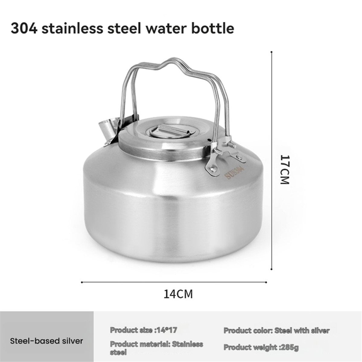 Bouilloire à eau portable en a - Outdoor Camping Kettle avis et prix