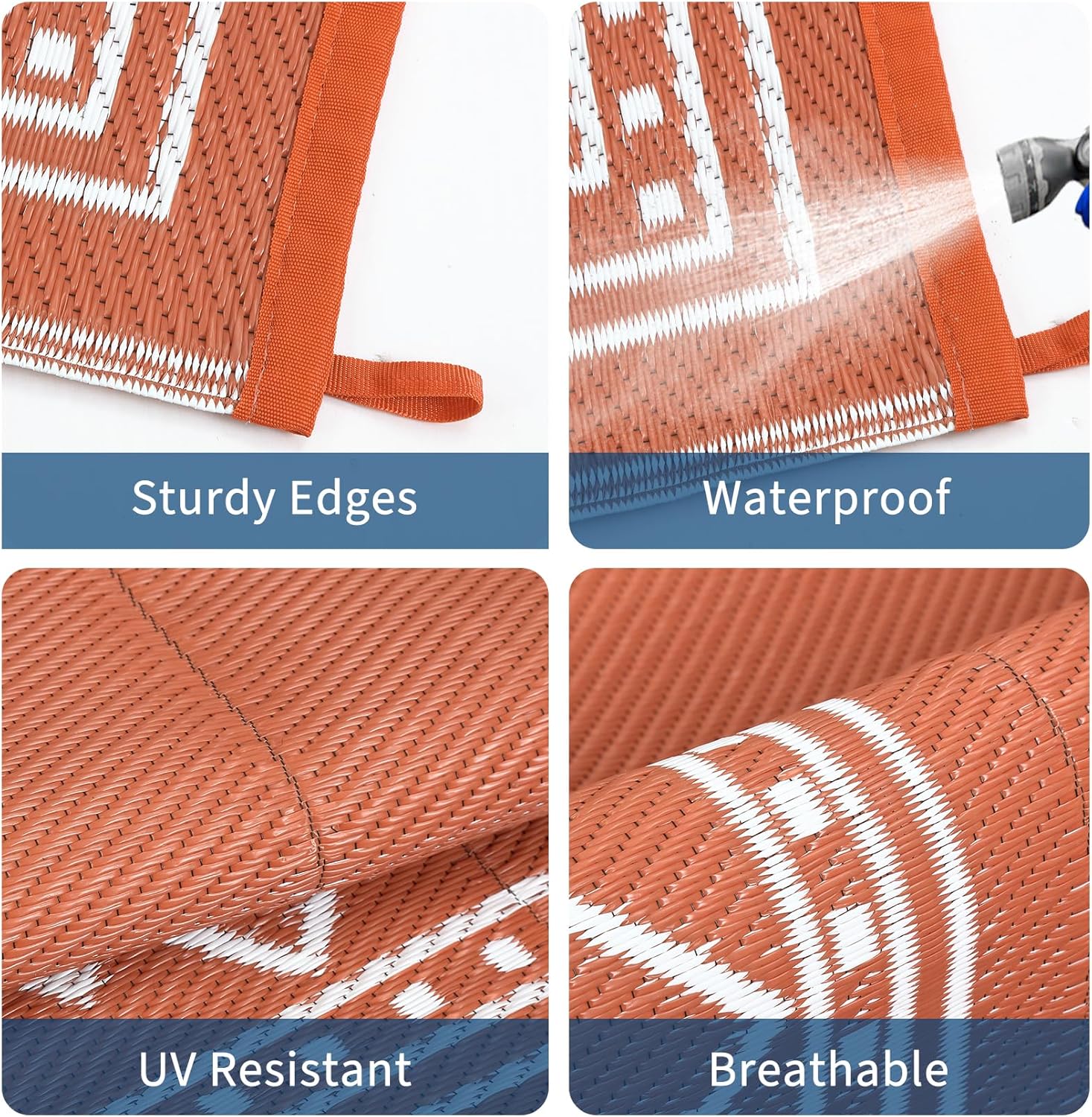Tapis d'extérieur réversible e - Outdoor Camping Rugs 8X10 avis et prix