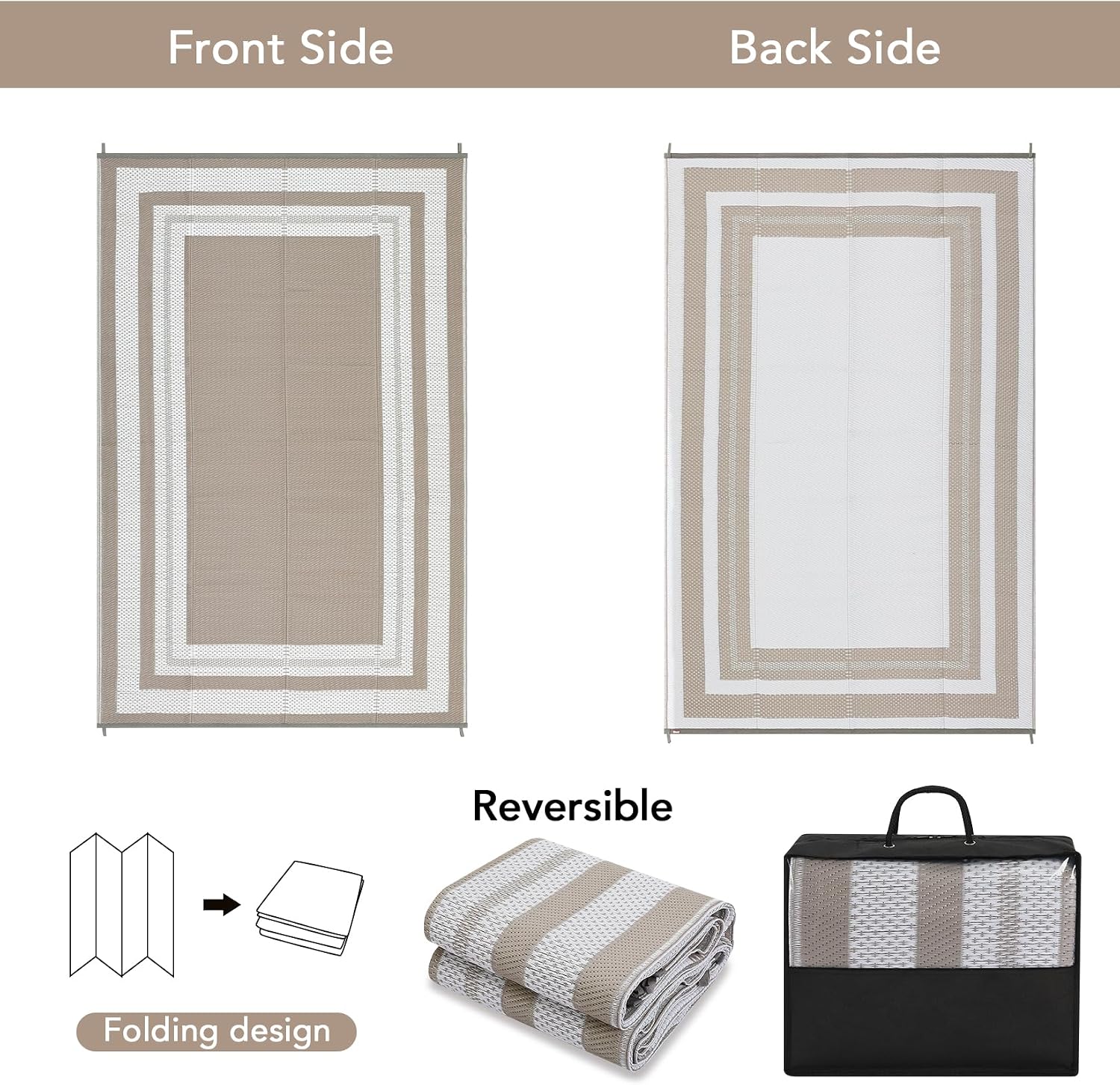 Tapis d'extérieur 8x10 – Tapis - Outdoor Camping Rugs 8X10 avis et prix