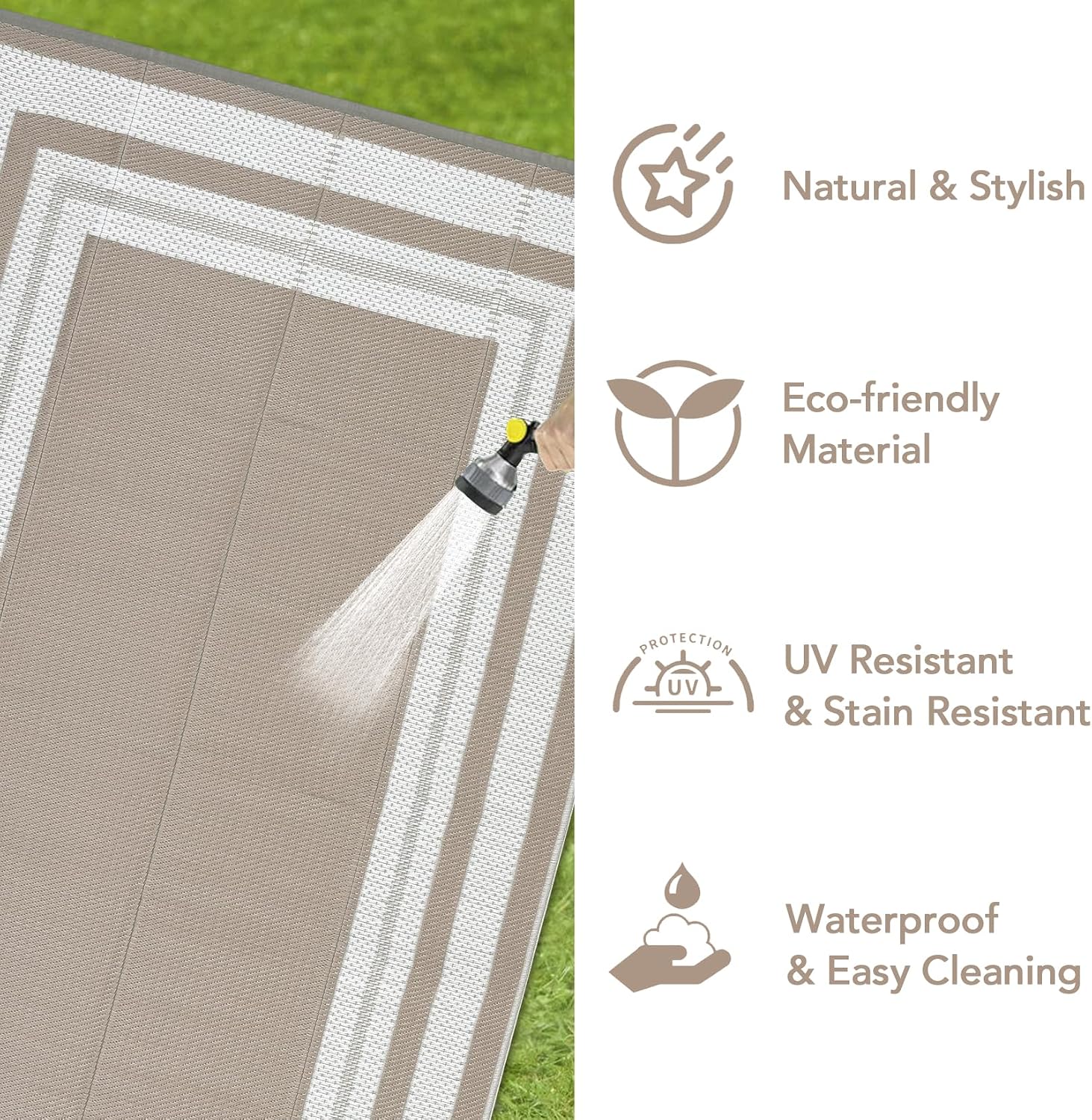 Tapis d'extérieur 8x10 – Tapis - Outdoor Camping Rugs 8X10 avis et prix
